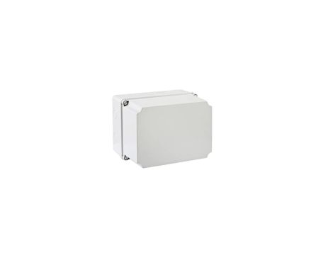 IP65-IP67 Puszka hermetyczna wysoka LIGHT 185x246x180 pokrywa pełna, z osłabieniami (4xM25, 6xM40)