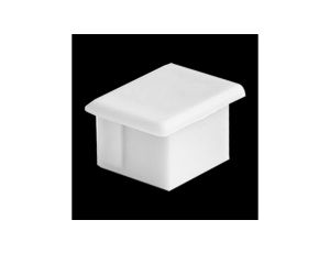 Zaślepka do profilu PCV PDS4 ALU pełna bez otworu szara