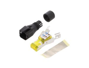 Złącze RJ45, wtyk, il.-PINów: 8, Kat: 6a, srebrzony, 8p8c, 26AWG24AWG 1419001