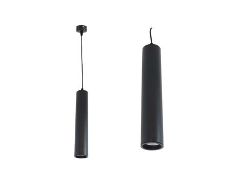 Lampa Wisząca GU10 Czarna 30cm
