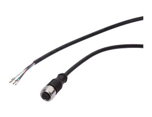 Kabel połączeniowy, 5m, M12 żeński (gniazdo) 4-PINowy prosty, Końcówka wolna, 4x0,34mm, VK50A699