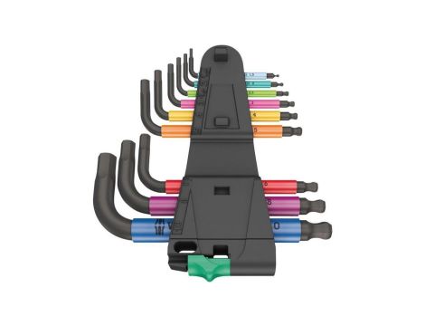 ZESTAW KLUCZY TRZPIENIOWYCH 950/9 HEX-PLUS MULTICOLOUR