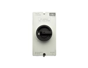 Rozłącznik izolacyjny obrotowy PV DC 4P 32A 1000V 1500V SI32-PEL64R-4