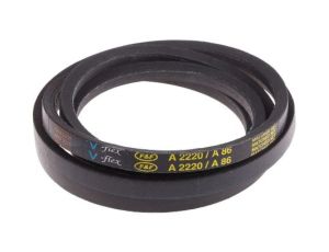 Pas napędowy, profil A, materiał: PET, guma, 13mm x 8mm x 2.18m, RS PRO