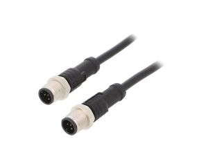 Kabel do czujników/automatyki 5-PIN M12-M12 1m wtyk wtyk M12A05ML-12AML-SD001