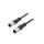 Kabel do czujników/automatyki 5-PIN M12-M12 1m wtyk wtyk M12A05ML-12AML-SD001