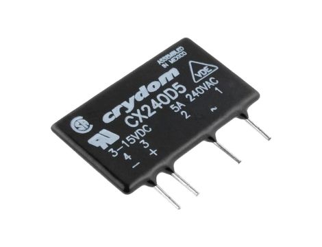 CX240D5 Przekaźnik półprzewodnikowy Uster: 3...15VDC 5A 12...280VAC THT