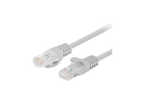 Patchcord UTP kat.6 kabel sieciowy LAN 2x RJ45 linka szary 7,5m Lanberg