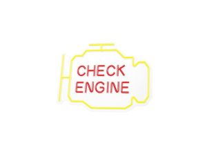 Neon PLEXI LED CHECK ENGINE żółto czerwony NNE21 Neolia