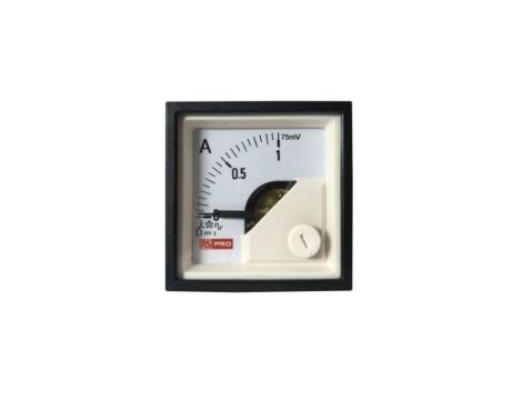 Amperomierz analogowy panelowy DC -10C do +65C RS PRO