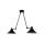 LAMPA WISZĄCA TECHNO BLACK / WHITE 9143 Nowodvorski