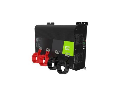 PRZETWORNICA NAPIĘCIA INWERTER Green Cell PRO 12V -igt/br 230V 2000W/4000W CZYSTA SINUSOIDA INVGC11