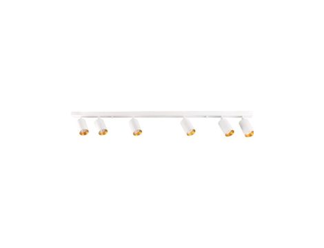 Lampa Listwa Oprawa Sufitowo-Ścienna LED 6xGU10 MARIBEL Biały Goldlux
