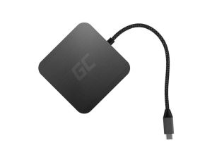Hub USB 6w1 Green Cell USB-C AK61