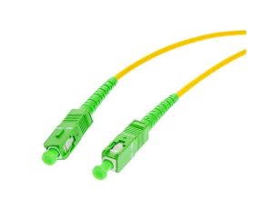 PATCHCORD ŚWIATŁOWODOWY SM 2M SIMPLEX 9/125, SC/APC-SC/APC 3MM