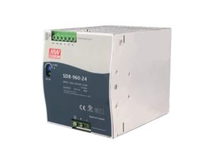Zasilacz impulsowy, na szynę DIN, 960W, 24VDC, 40A, 180264VAC SDR-960-24