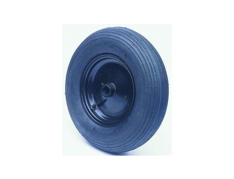 Kółko do wózka, Pneumatyczne, Guma, Czarny, obc.: 305kg, śred.: 400mm, szer.: 100mm