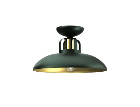 Lampa sufitowa FELIX GREEN/GOLD 1xE27 MLP7708 Milagro