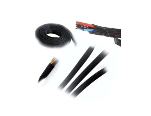 Osłona na Kable Rurka Oplot Maskownica Kabli Przewodów 8 - 24 mm 1m Czarna