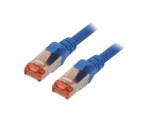 Patch cord S/FTP 6 linka Cu LSZH niebieski 5m 27AWG DK-1644-050/B