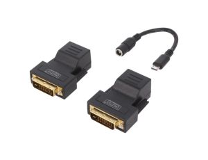 Extender DVI DVI-D (24+1) wtyk RJ45 gniazdo 70m DS-54101