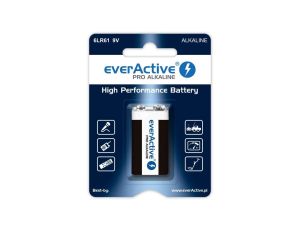 Bateria alkaliczna 6LR61 / 6LF22 9V everActive Pro (blister 1szt.)