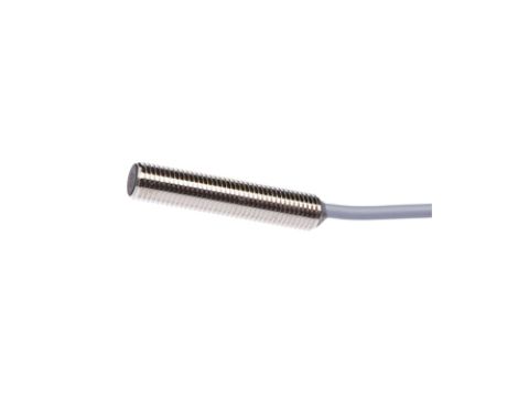 Czujnik indukcyjny M8x1 40 mm zabudowany Sn: 1,5 10-30V DC PNP NO kabel 2m PVC IP67 mosiądz niklowany IA080100