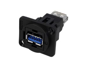 Łącznik USB A - USB A 3.0 FT plastik 19x24mm CP30205N