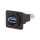 Łącznik USB A - USB A 3.0 FT metal 19x24mm CP30205NM3B