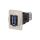 Łącznik USB A - USB A 3.0 FT metal 19x24mm CP30205NM3