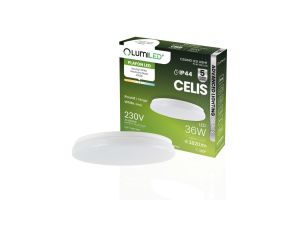 Plafon LED Lampa Sufitowa Natynkowa 36W 4000K 3820lm 106lm/W CELIS Okrągły IP44 ALS LUMILED
