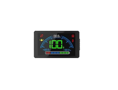 Monitor parametrów pracy akumulatora LiFePO4 LCD MPA100