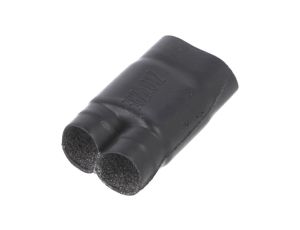 Palczatka termokurczliwa z klejem 13,2 6,6mm czarny RAYCHEM 382A012-25 225-0