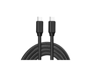 Kabel USB 3.0 typ C - typ C czarny 3.1A 1m VA0036 VAYOX