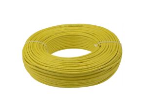 Kabel UTP kat.5e U/UTP 4x2x0,5 Eca żółty FRPVC Alantec 100m