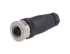 Złącze okrągłe M12 żeńskie proste nieekranowane 5-PIN 60V PG7 T4110001051-000