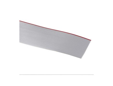 3365/15 (100FT) Przewód: wstążkowy 1,27mm linka Cu nieekranowany PVC szary