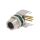 Złącze M8 żeński 4-PIN kątowe 90 gniazdo 4A IP68 30V metal M8S-04PFFR-SF8001