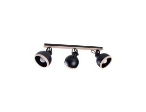 Lampa sufitowa OVAL BLACK 3xE27 MLP8658 Milagro