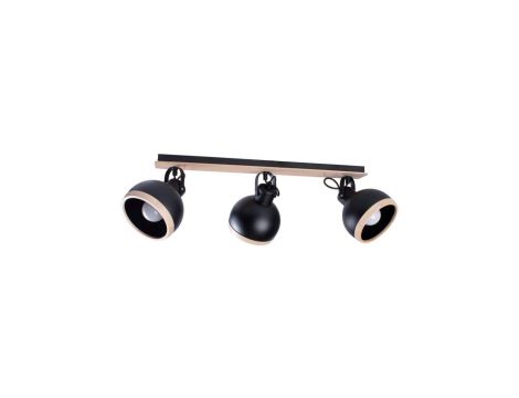 Lampa sufitowa OVAL BLACK 3xE27 MLP8658 Milagro