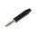 NEUTRIK Wtyk instrumentalny Jack 6,3mm Stereo na kabel do 7,0mm niklowany czarny NP3X-BAG