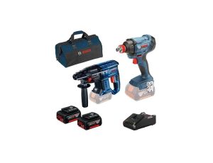 ZESTAW NARZĘDZI GBH180LI+GDX180LI+GBA18V 2*4.0AH