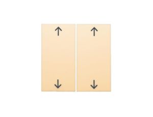 BERKER one.platform B.Kwadrat Klawisz żaluzjowy kremowy 5316448992