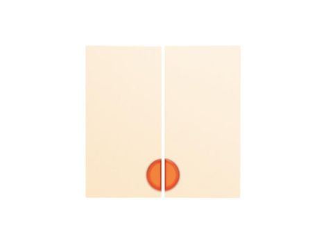 BERKER one.platform B.Kwadrat Klawisz podwójny podśw. kremowy 5316278992