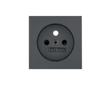BERKER one.platform B.Kwadrat Płytka gniazdo z/u z/p antracyt 3965768996