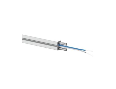 Kabel światłowodowy 2 włókna 2J SM 9/125 FTTH B2ca płaski uniwersalny biały LSOH Alantec 1000m