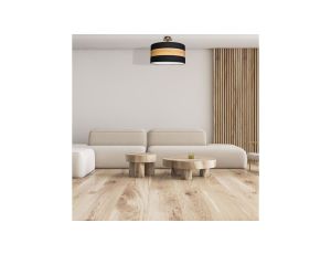 Kinkiet lampa ścienna szara z rozetą i reflektorkiem z serii LIVIA GRAY 10223 TK Lighting