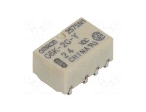 G6K-2G-Y-24DC Przekaźnik: elektromagnetyczny DPDT Ucewki: 24VDC 0,3A/125VAC