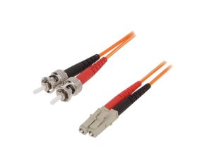 Patch cord światłowodowy OM1 LC/UPC,ST/UPC 2m LSZH 29032102