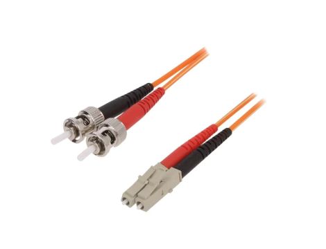 Patch cord światłowodowy OM1 LC/UPC,ST/UPC 2m LSZH 29032102